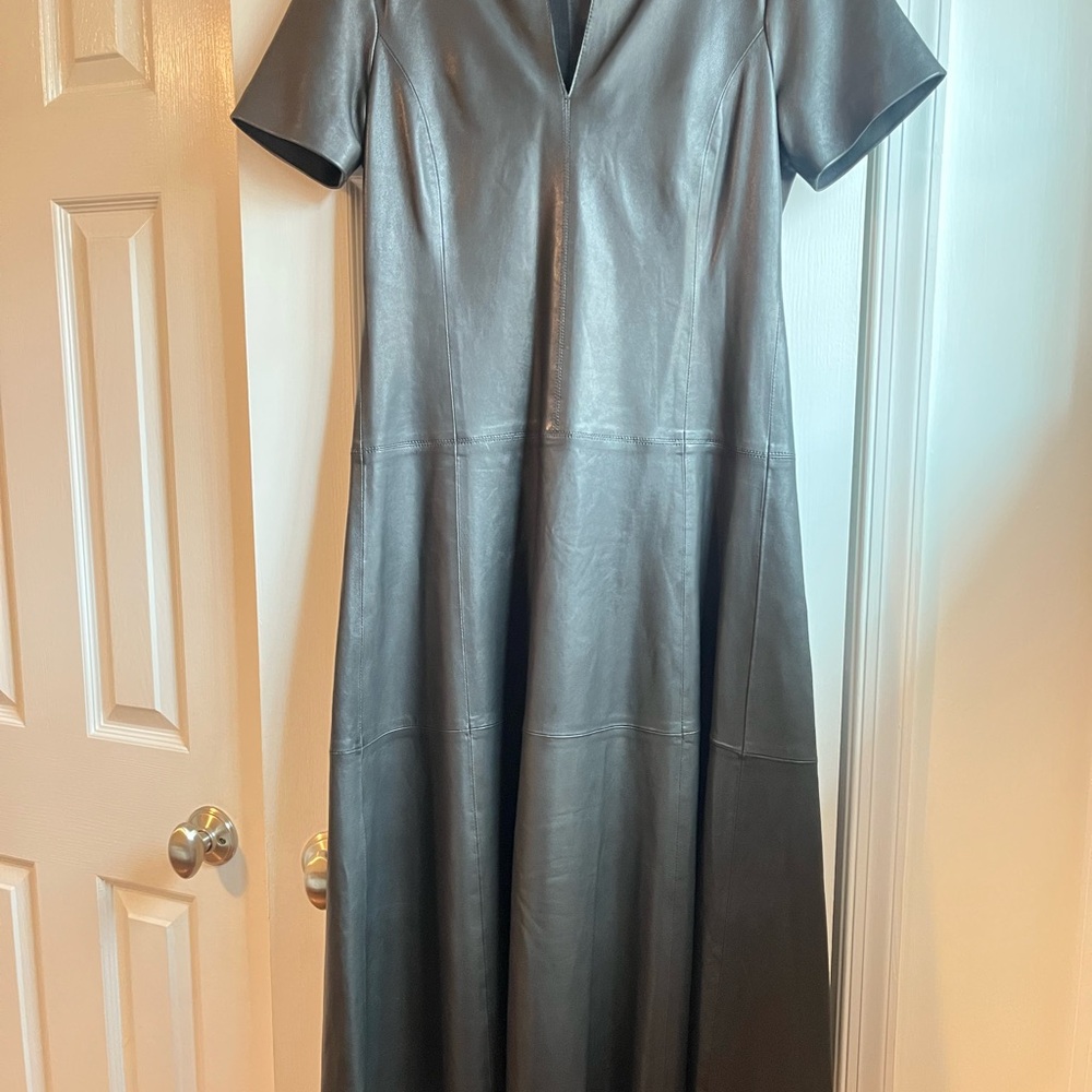 Black Leather Dress: Dorothee S